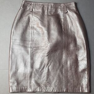 Apart  Leather Skirt